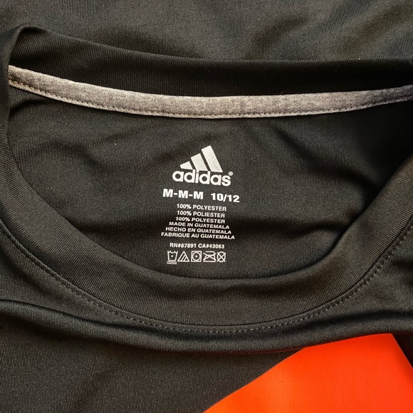 Adidas Black/Orange Shirt - Picture 3 of 3